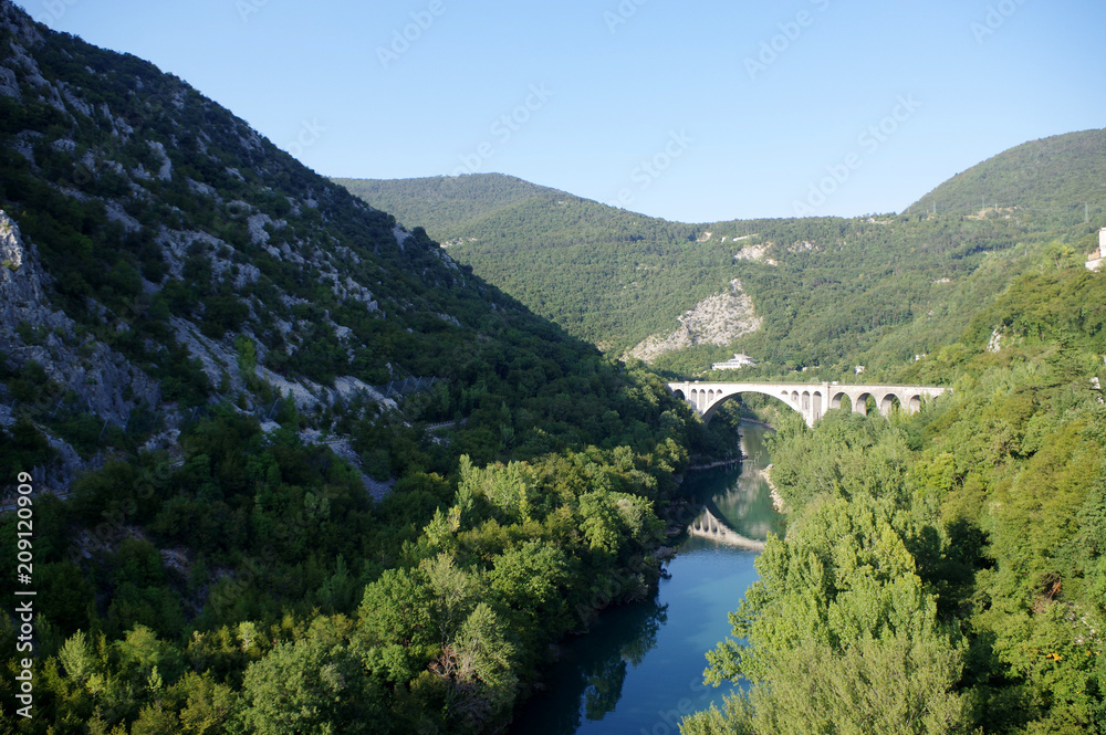 pont de solkan, slovenie 