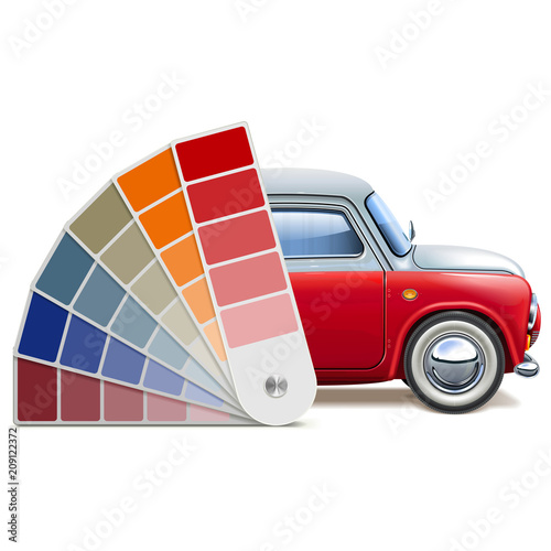 Vector Color Palette for Automobile