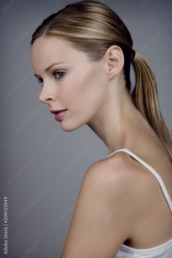 Naklejka premium attractive, alive, beautiful, beauty, body, complexion, cute, calm, confident, clean, comfort, enjoy, expression, face, fashion, female, feminine, freedom, fashion, grace, glow, girl, glamour, healthy