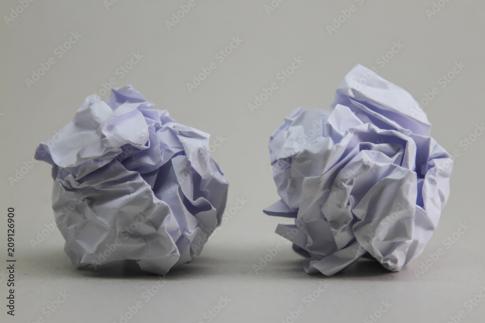 crumpled white paper crumpled white paper