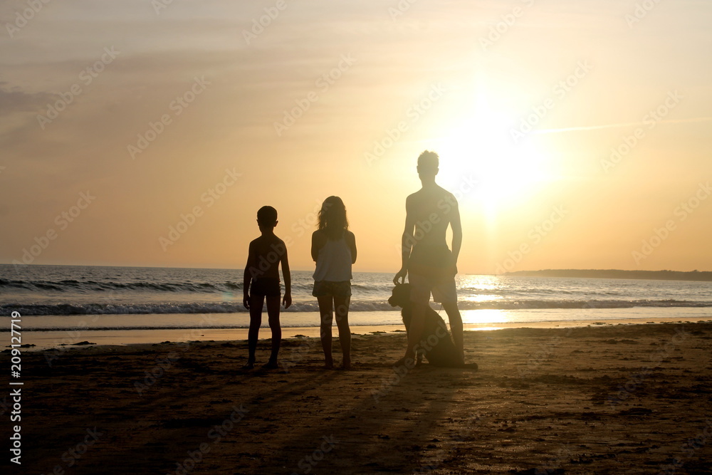 Coucher de soleil océan