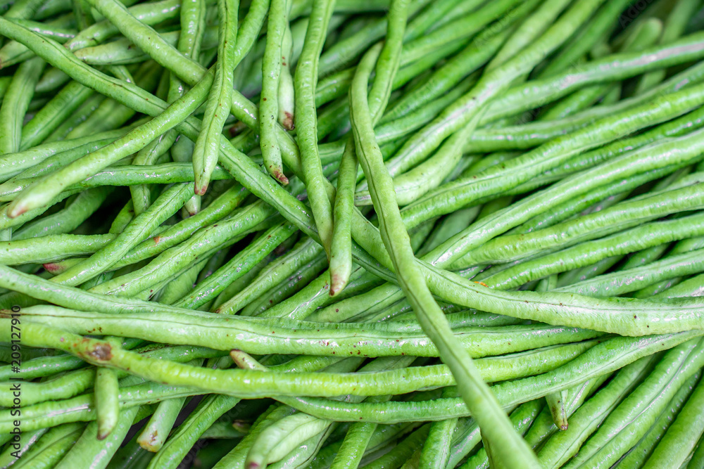 Background of Green Beans.