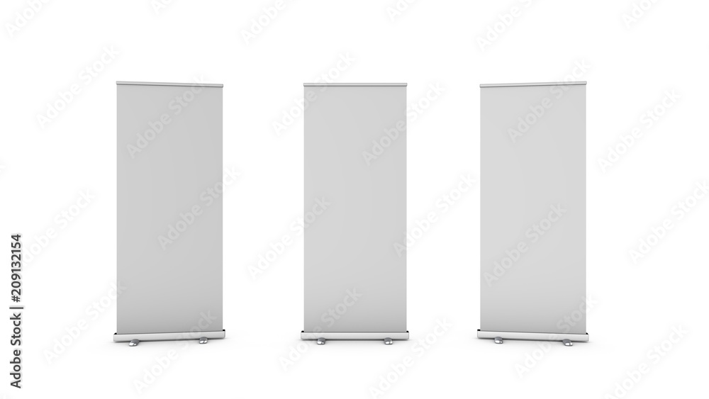 Roll-up Mock-up / Concept white Roll-up Mock-up / Concept white