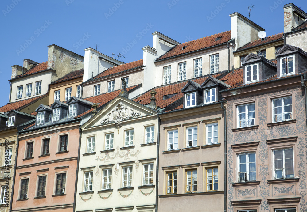 Warsaw Old Town Houses