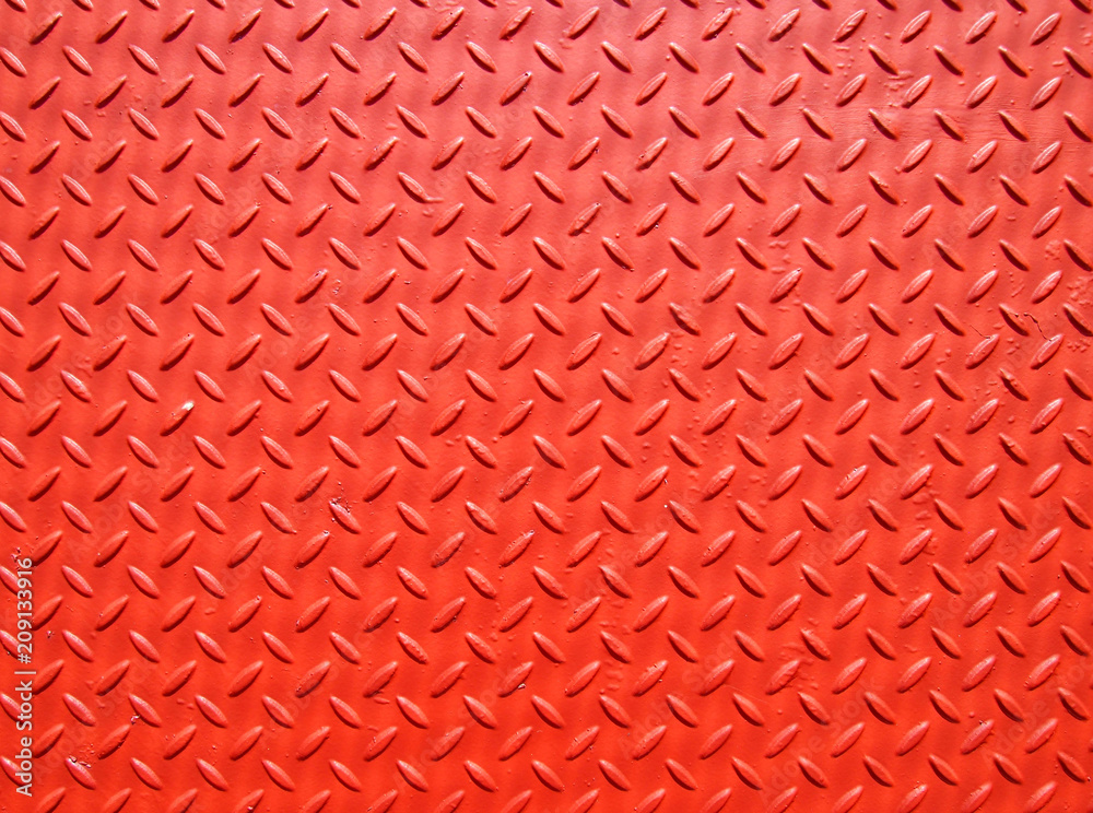 red painted industrial metal plate industrial diamond pattern grip texture red painted industrial metal plate industrial diamond pattern grip texture