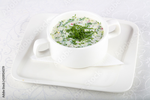 Okroshka soup