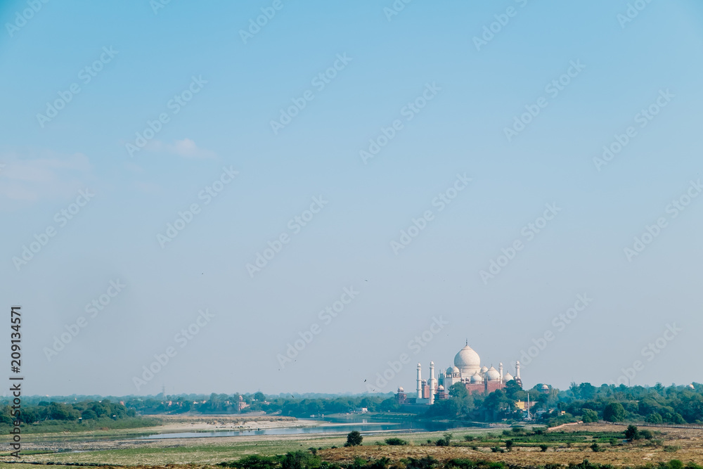 Obraz premium Taj Mahal India Historical Place