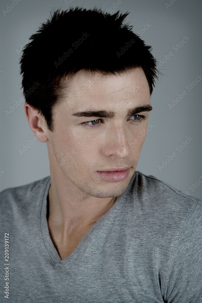 Fototapeta premium Model Strong Stylish Male Portrait