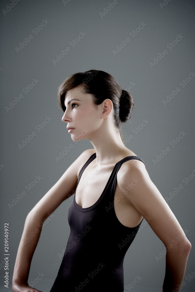 Model Strong Stylish Male Portrait