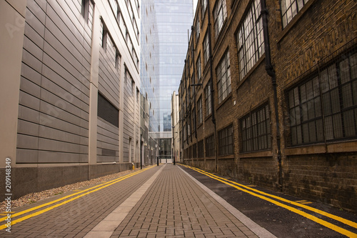 Lonely london alley front