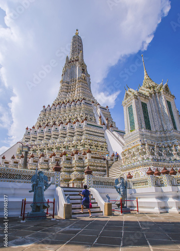 Decoration and details of Wat Arun Thailand