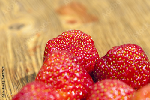 red ripe strawberry