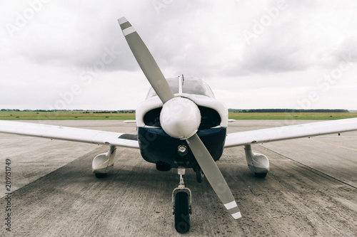 Small Charter Plane With Propeller