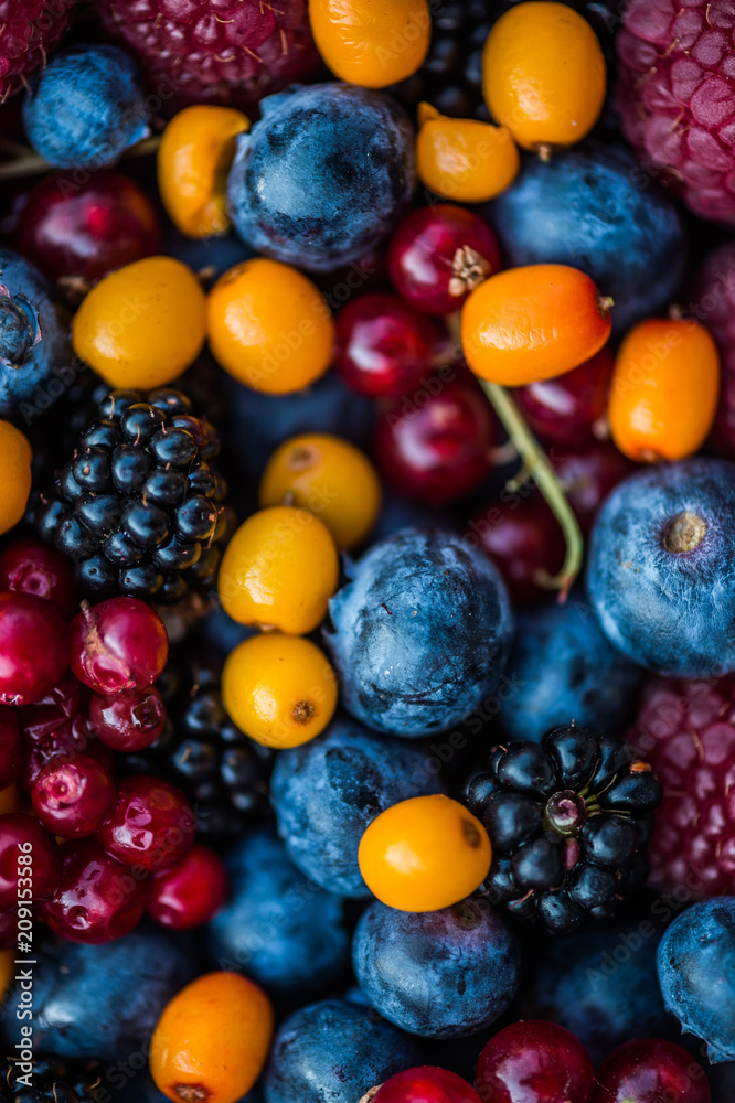 Mixed bowl of Nordic Berries Mixed bowl of Nordic Berries