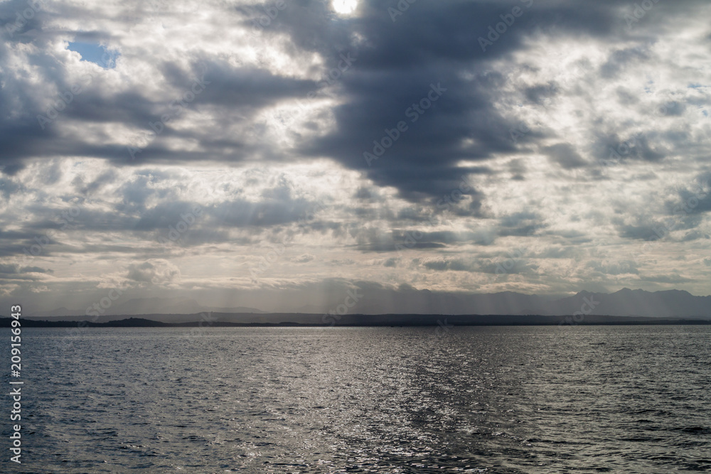 Fototapeta premium View of Bahia de Jagua bay near Cienfuegos, Cuba