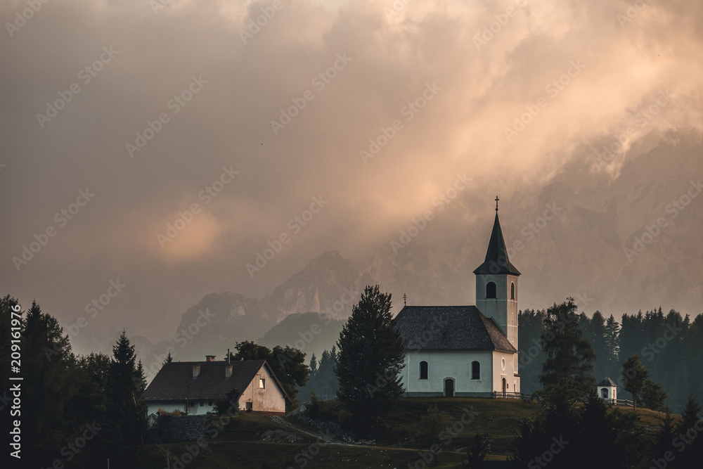 Church in the mountains Church in the mountains