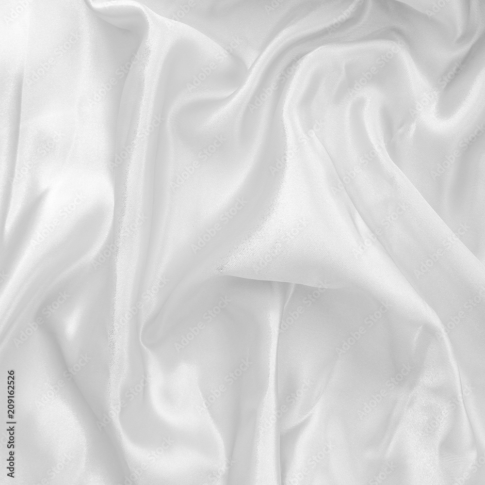 Obraz premium White fabric silk texture for background