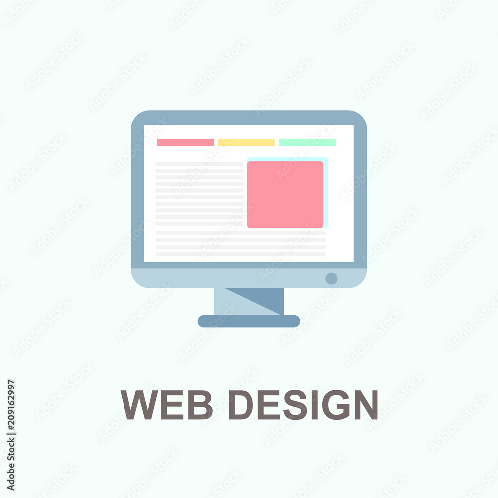 web diesign icon vector web diesign icon vector