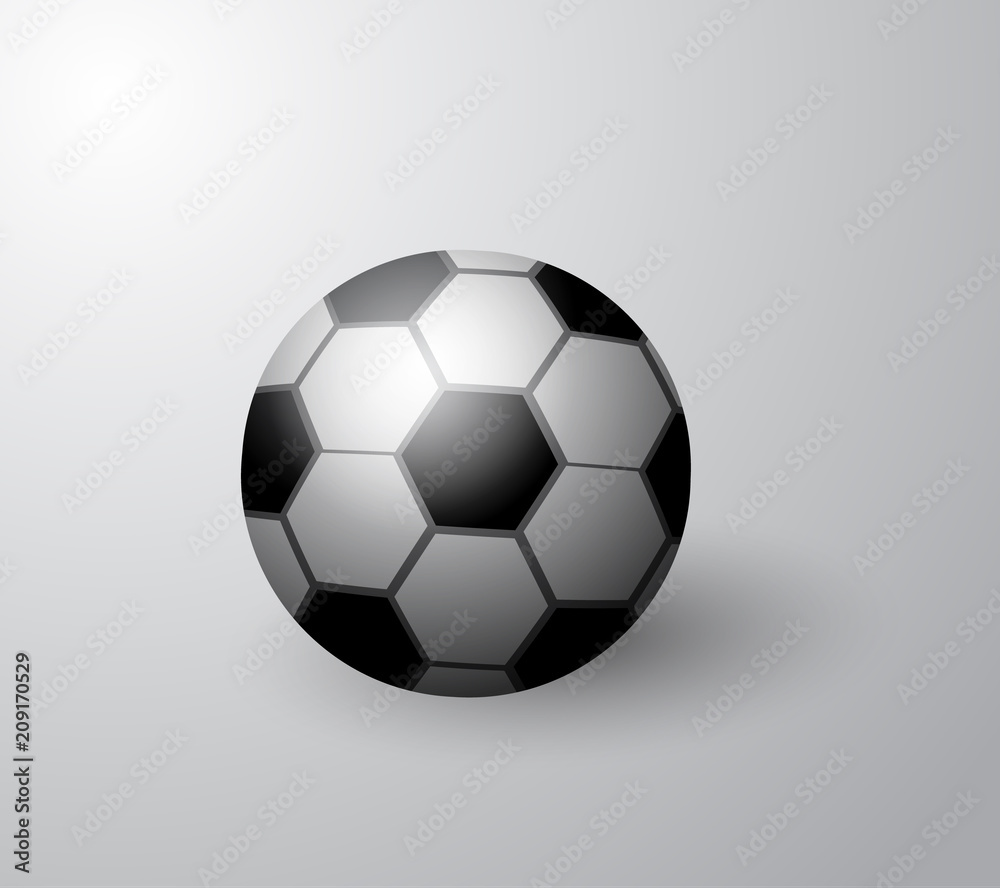 Fototapeta premium Soccer ball vector