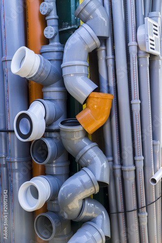 plastic pipes for sewerage and water drainage