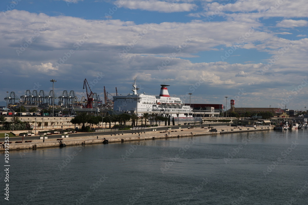 Port of Valencia Spain Mediterranean Sea Port of Valencia Spain Mediterranean Sea