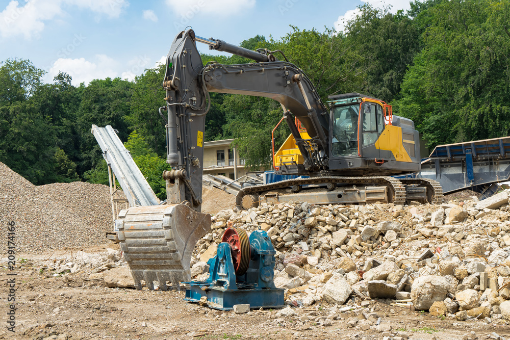 Obraz premium Bagger