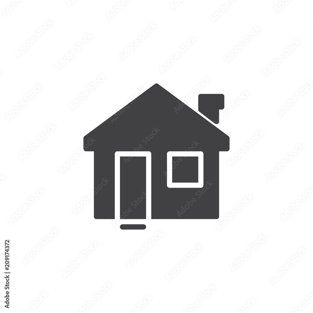 House vector icon. filled flat sign for mobile concept and web design. Home simple solid icon. Real Estate symbol, logo illustration. Pixel perfect vector graphics House vector icon. filled flat sign for mobile concept and web design. Home simple solid icon. Real Estate symbol, logo illustration. Pixel perfect vector graphics