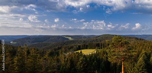 Schwarzwaldpanorama vom Karlstein