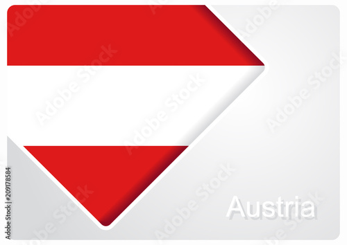 Free Download Austrian flag design background. Vector illustration. - GFXLoad