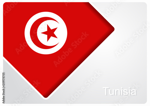 Free Download Tunisian flag design background. Vector illustration. - GFXLoad