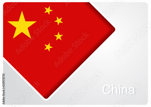 Free Download Chinese flag design background. Vector illustration. - GFXLoad