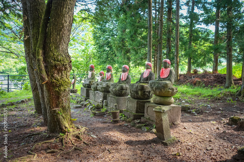 Narabi Jizo statues, Nikko, Japan