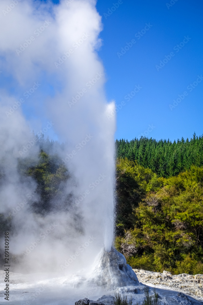Φωτογραφία Geyser in Waiotapu, Rotorua, New Zealand