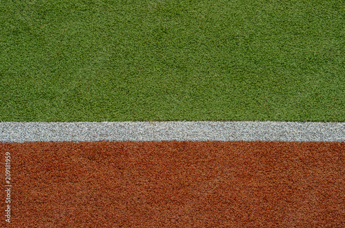 Texture of the herb cover sports field. Used in tennis, golf, baseball, field hockey, football, cricket, rugby.