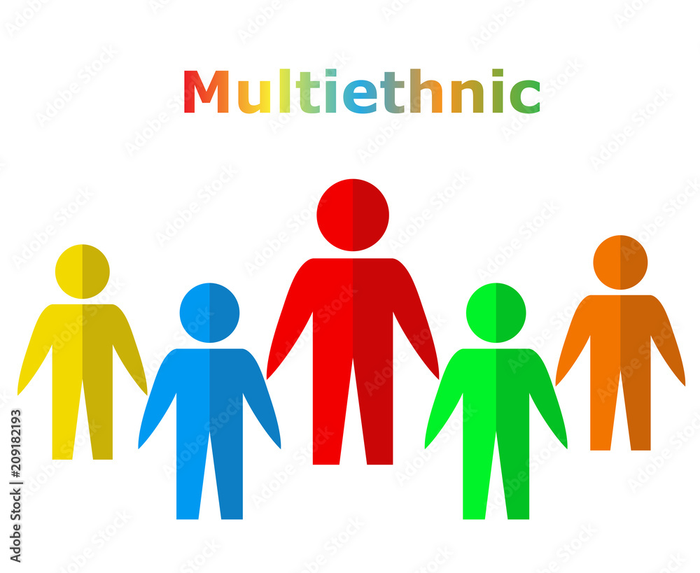 multiethnic people design, vector illustration eps10 graphic