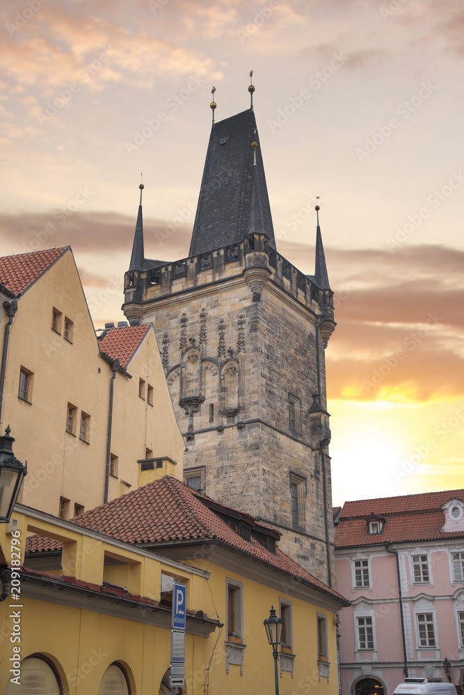 Fototapeta premium beautiful old streets of Prague.