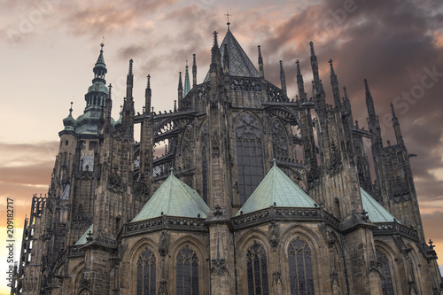 beautiful old streets of Prague.