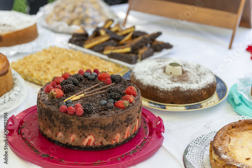 Torten und Kuchen Buffet