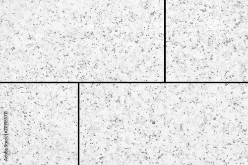 White stone wall tile pattern and background