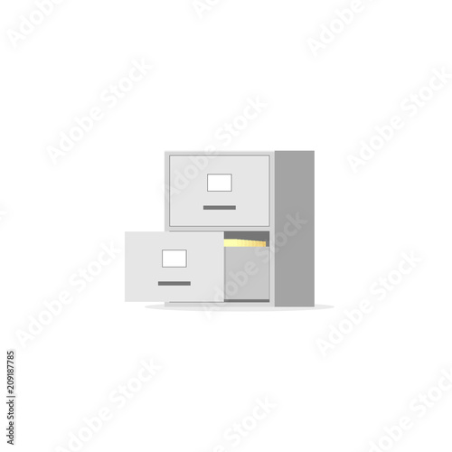 File cabinet with two drawer