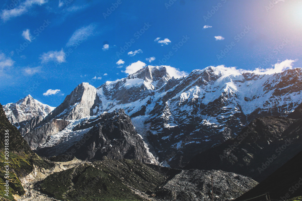 these are the mountains of shivalik range near the temple of lord Shiva