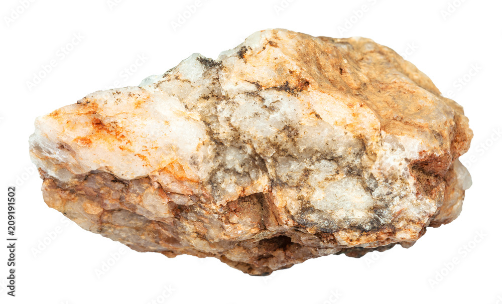 raw Albite stone isolated on white raw Albite stone isolated on white