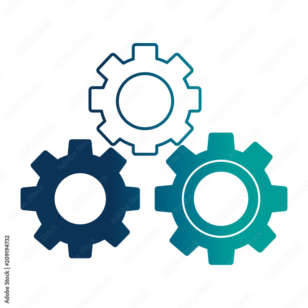 gears machine isolated icon vector illustration design gears machine isolated icon vector illustration design