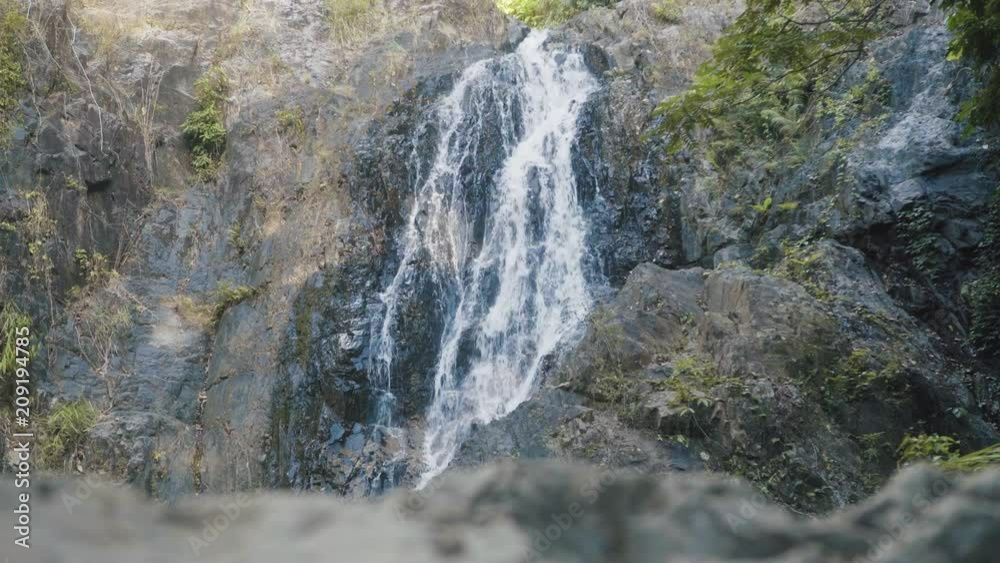 View of Waterfall in Valley Mountain View of Waterfall in Valley Mountain
