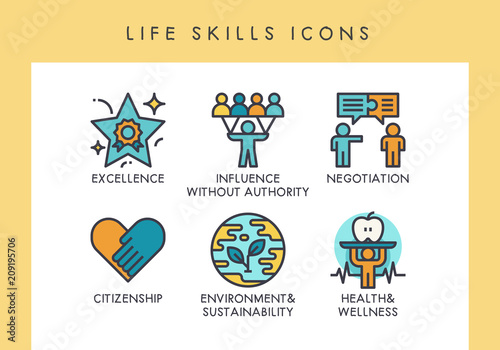 LIfe skills icons