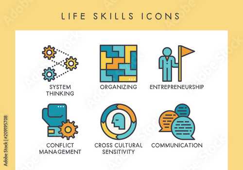 LIfe skills icons