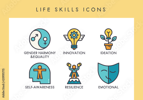 LIfe skills icons