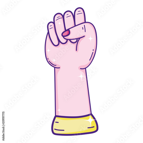 opposition hand protest revolution demostration