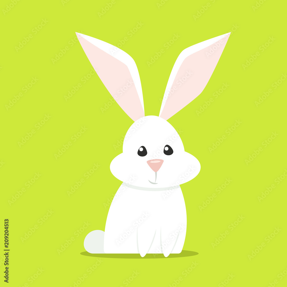 Vector easter rabbit