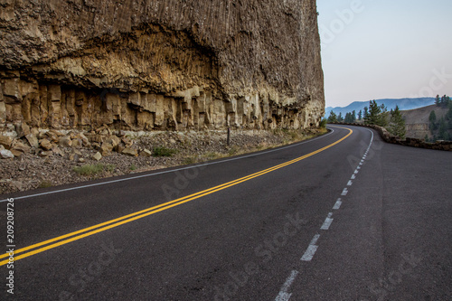 Road in Yellowstone